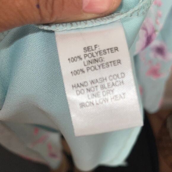 LulusTake You There Mint Green Floral Print Maxi Dress XS NWT - Picture 8 of 11
